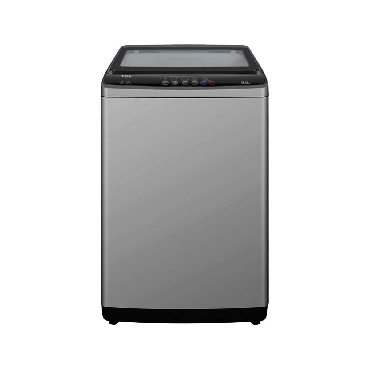 TCL เครื่องซักฝาบน8kg. สีเทาเข้ม รุ่น F708TLGGY