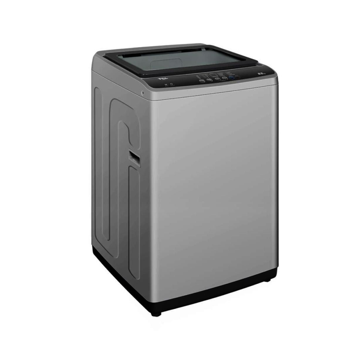 TCL เครื่องซักฝาบน8kg. สีเทาเข้ม รุ่น F708TLGGY
