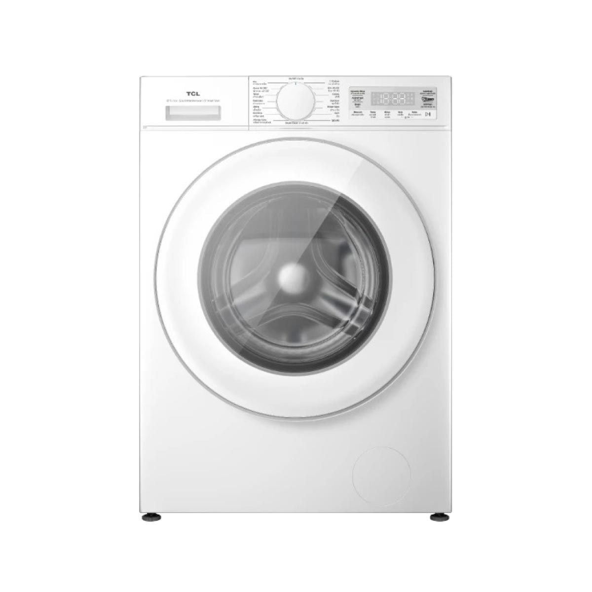 TCL เครื่องซักฝาหน้า10kg.Wifi 540mm สีขาว รุ่นWT10GPFLW