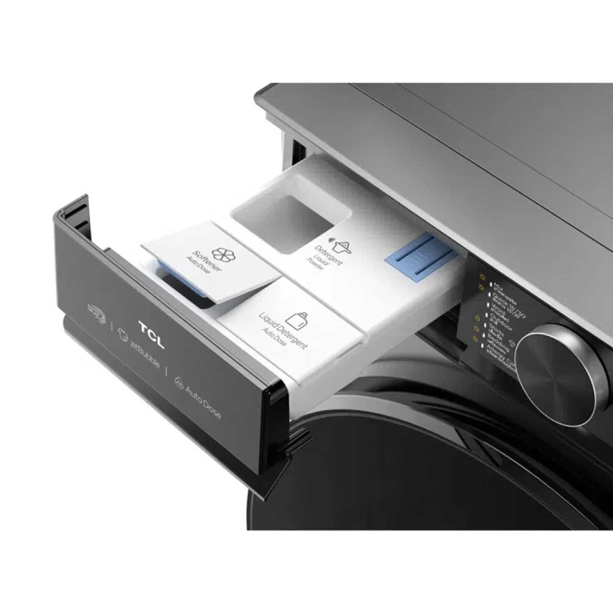 TCL เครื่องซัก/อบผ้า 10/7Kg.Wifi Autodose รุ่นWT10XCWDG