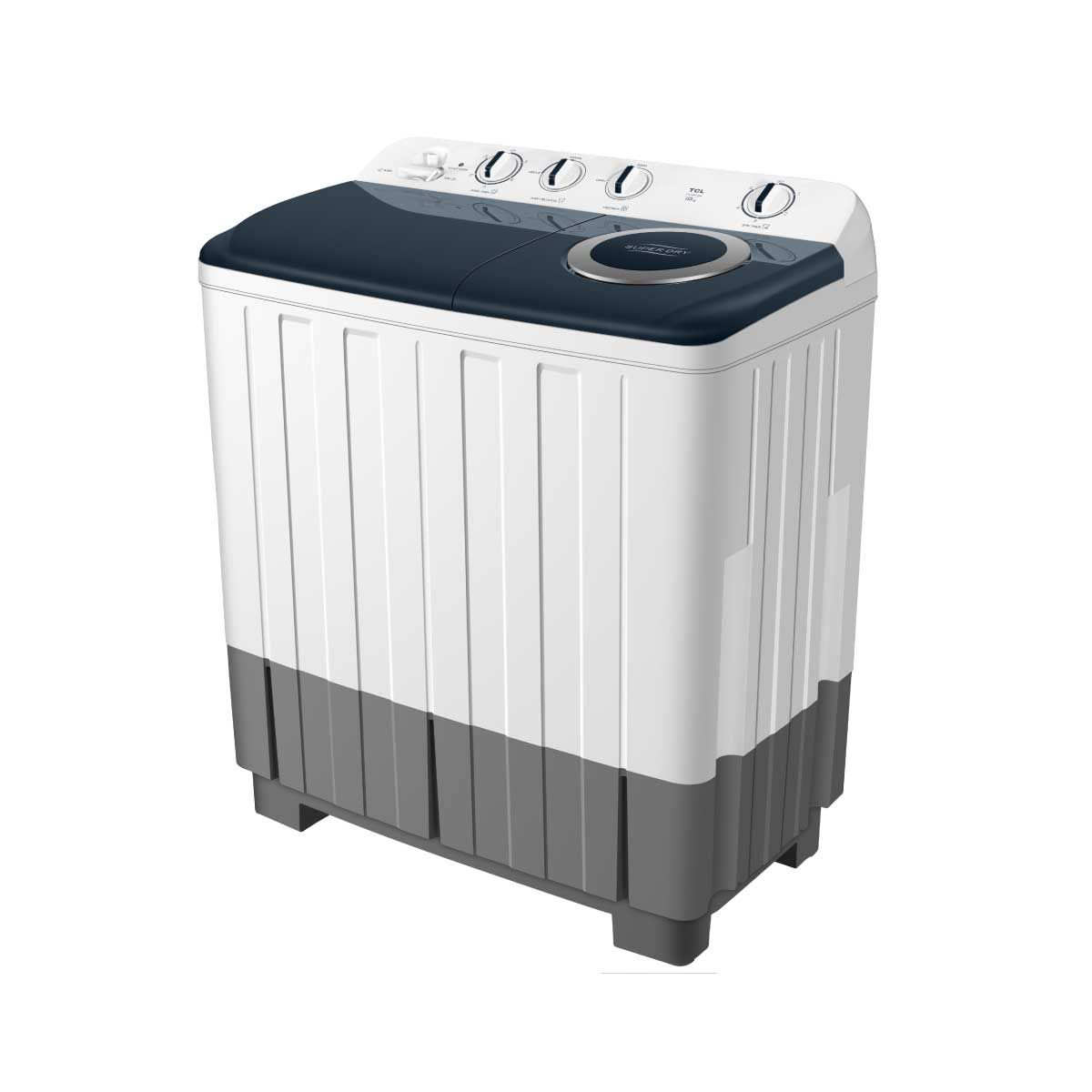 TCL เครื่องซักผ้า 2ถัง 12kg สีขาว รุ่นWT129FTTG