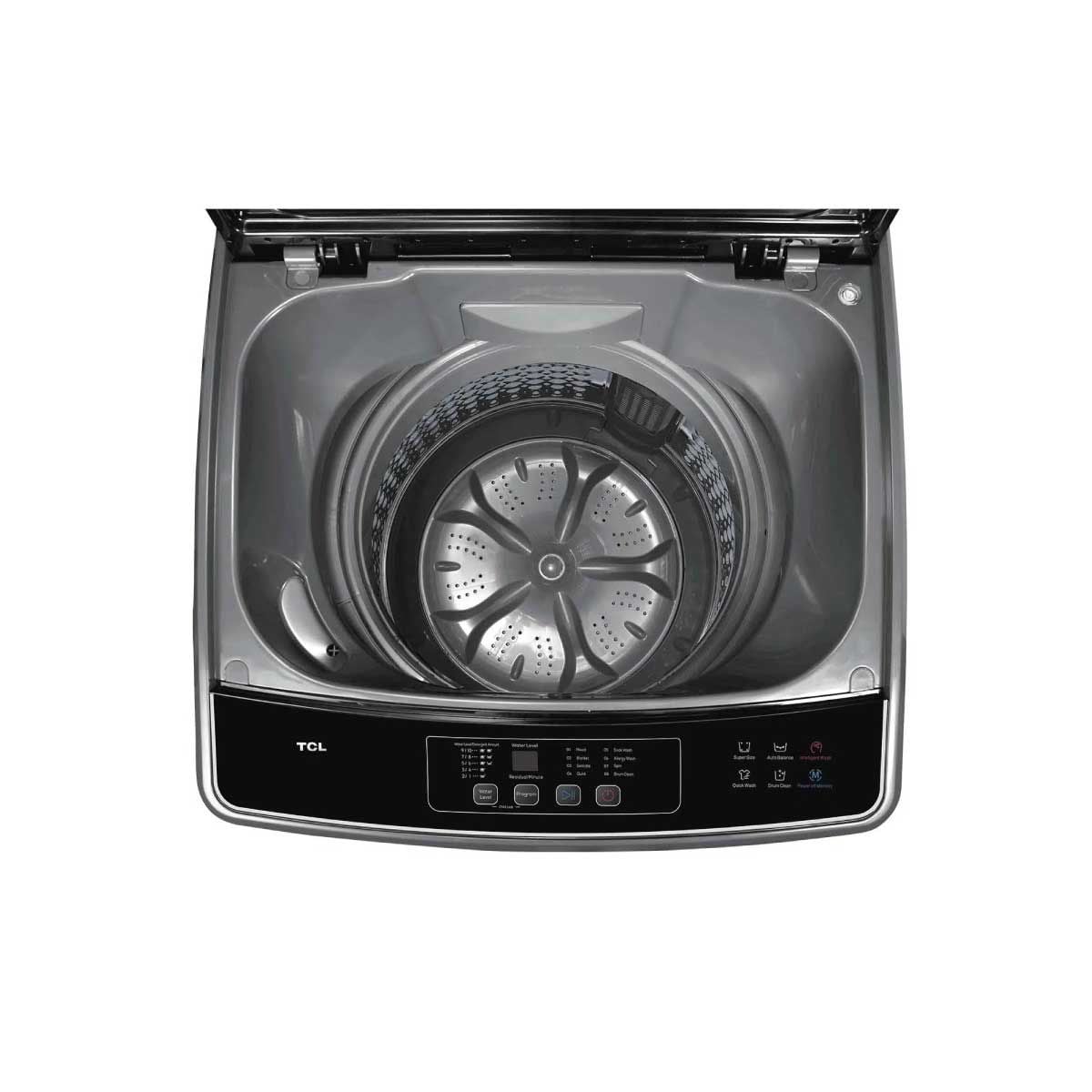 TCL เครื่องซักผ้าฝาบน 14 kg สีดำ รุ่น WT141TLG