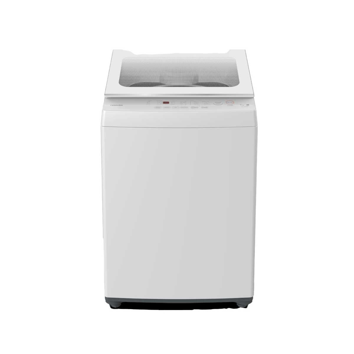 TOSHIBA เครื่องซักผ้าฝาบน 8KG สีขาว รุ่น AW-M901BT(WW)