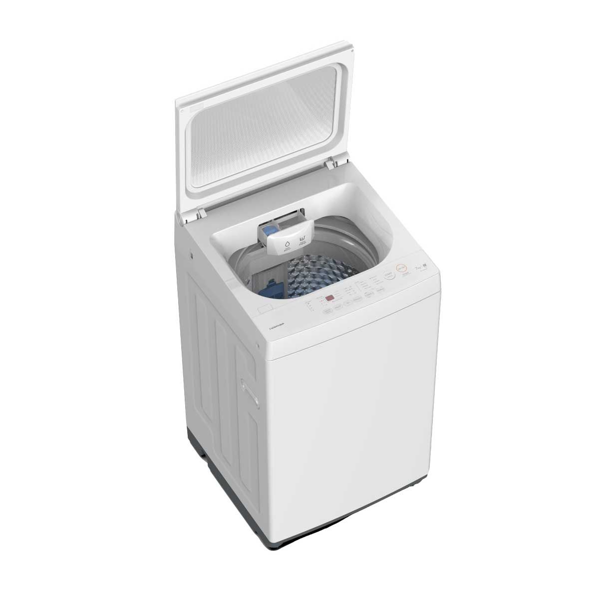 TOSHIBA เครื่องซักผ้าฝาบน 8KG สีขาว รุ่น AW-M901BT(WW)