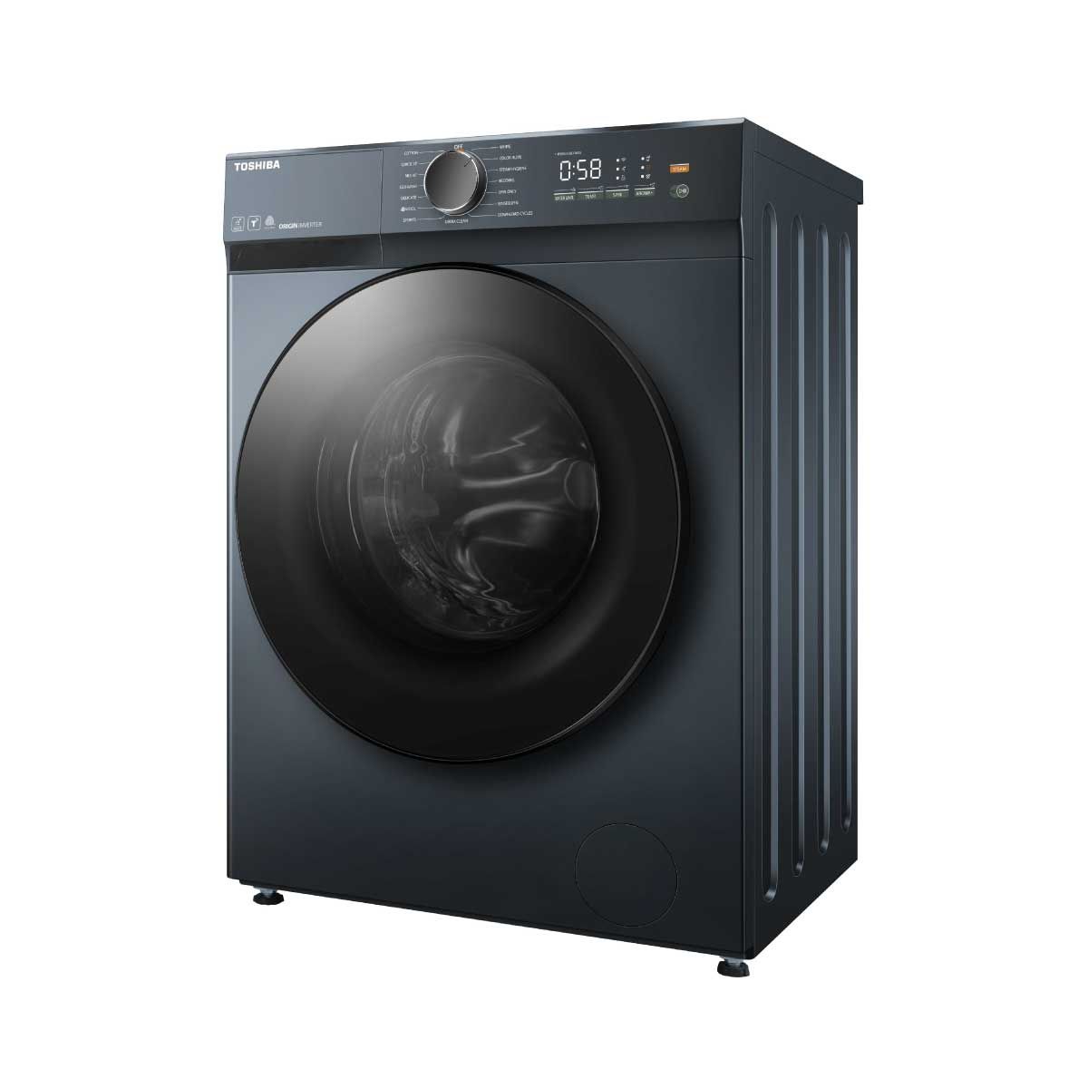 TOSHIBA เครื่องซักผ้าฝาหน้า 9.5Kg. 1200รอบ รุ่นTW-T21BU105UWT(MG)