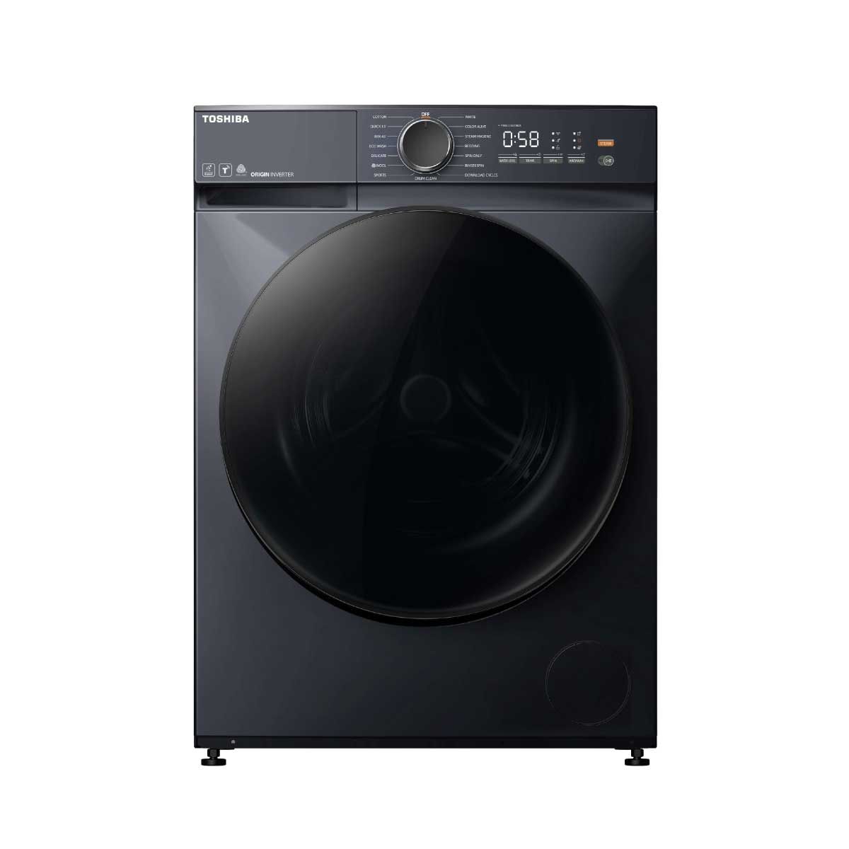 TOSHIBA เครื่องซักผ้าฝาหน้า 10.5Kg. 1200รอบ รุ่นTW-T21BU115UWT(MG)