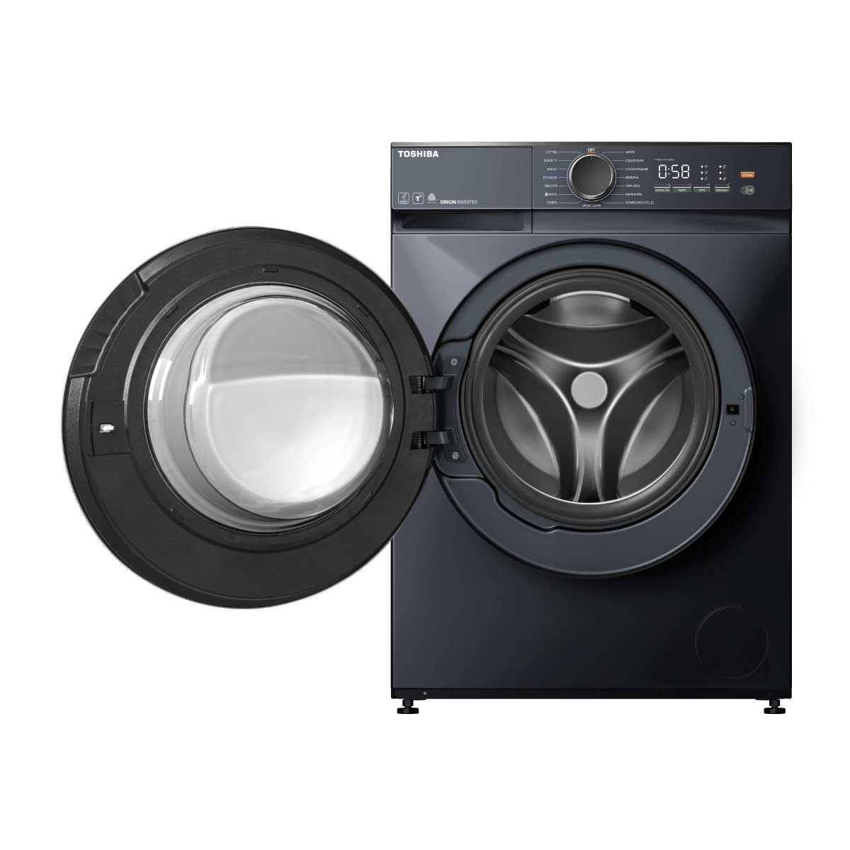 TOSHIBA เครื่องซักผ้าฝาหน้า 10.5Kg. 1200รอบ รุ่นTW-T21BU115UWT(MG)