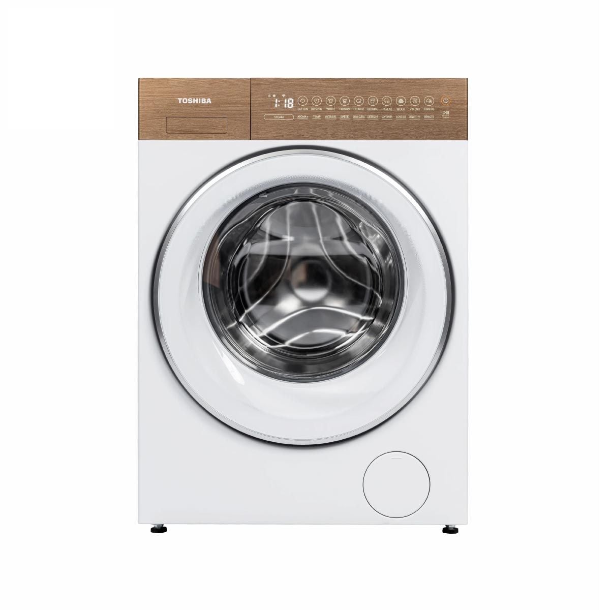 TOSHIBA เครื่องซักฝาหน้า 10.5 Kg. JAPANDi T37 Series รุ่น TW-T37BZP115MWT(WT)