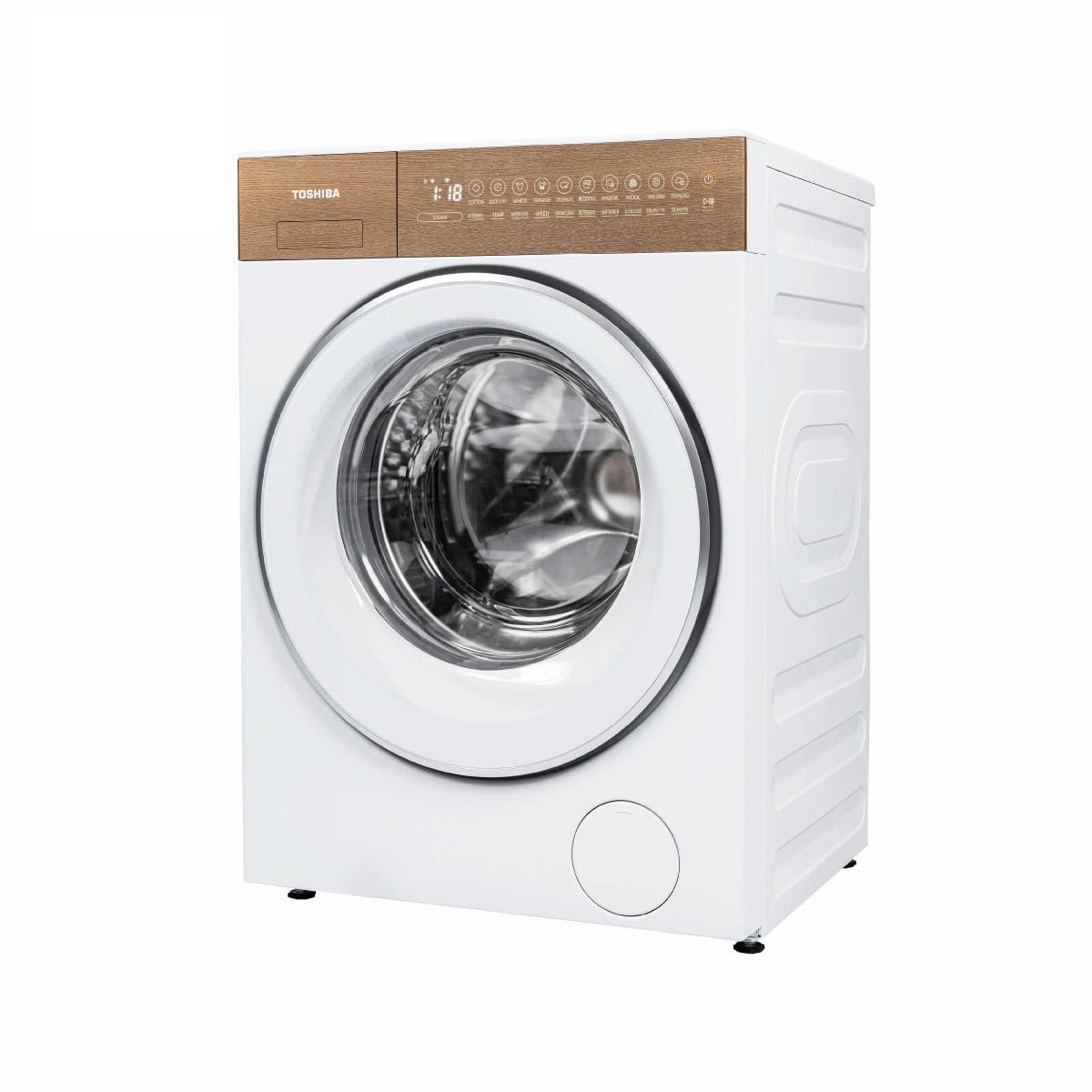 TOSHIBA เครื่องซักฝาหน้า 10.5 Kg. JAPANDi T37 Series รุ่น TW-T37BZP115MWT(WT)