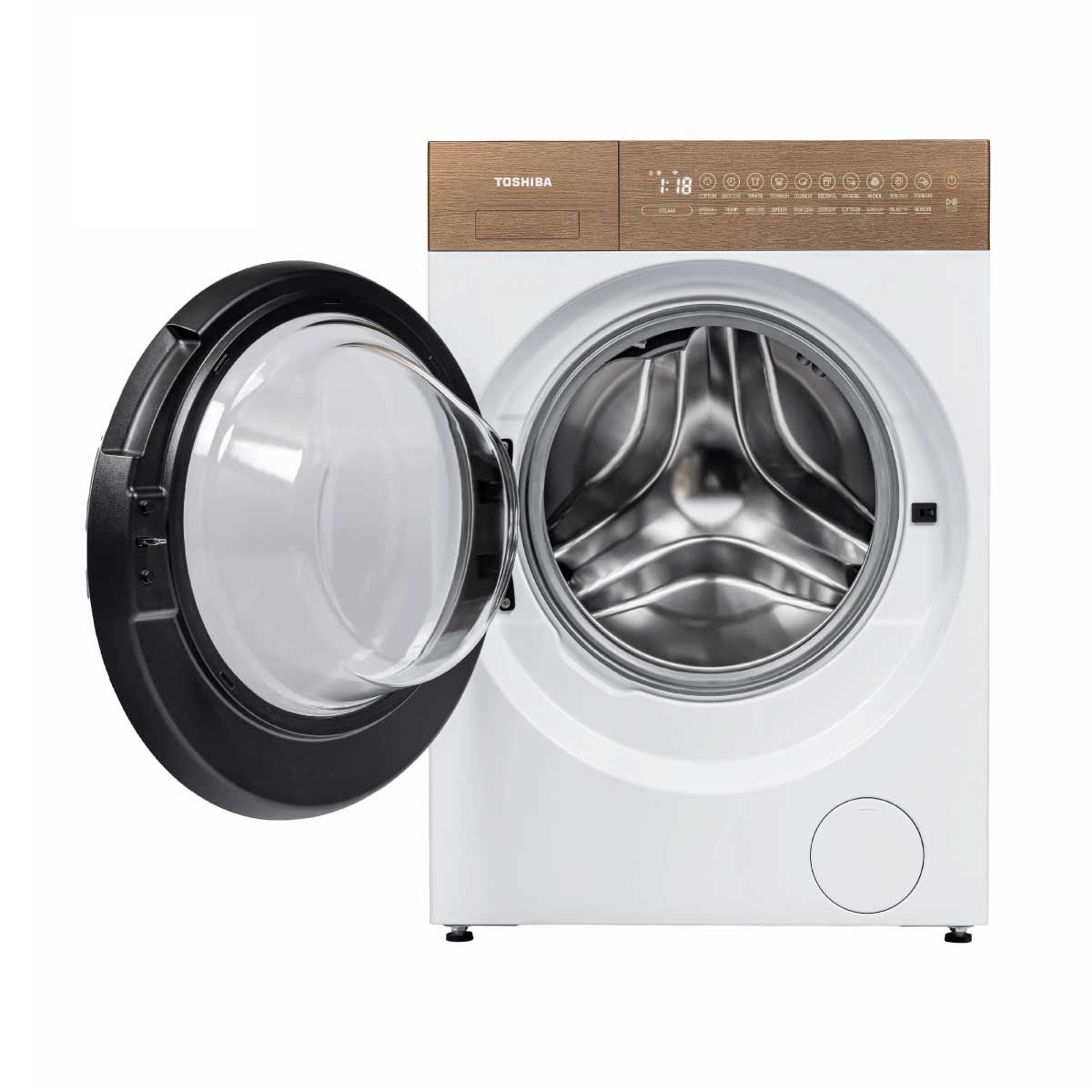 TOSHIBA เครื่องซักฝาหน้า 10.5 Kg. JAPANDi T37 Series รุ่น TW-T37BZP115MWT(WT)