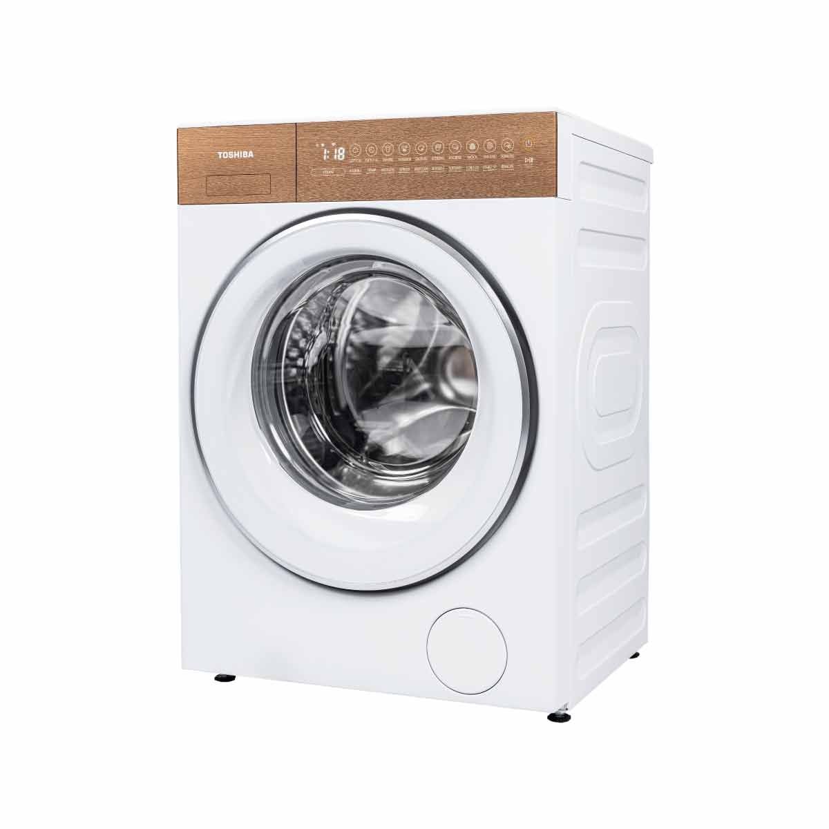 TOSHIBA เครื่องซักฝาหน้า13Kg.Japandi Seriese รุ่น TW-T37BZP140MWT(WT)