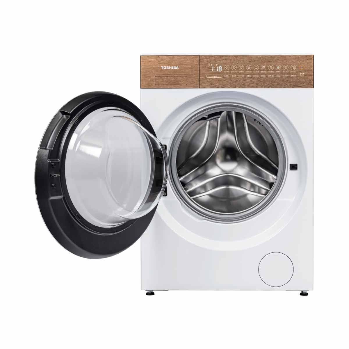 TOSHIBA เครื่องซักฝาหน้า13Kg.Japandi Seriese รุ่น TW-T37BZP140MWT(WT)