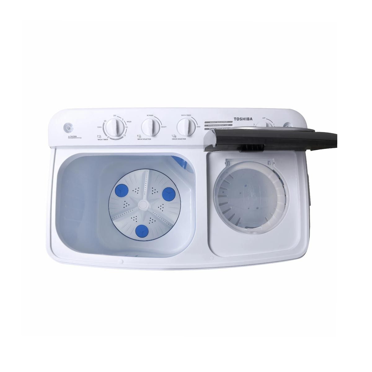 TOSHIBA เครื่องซักผ้า2ถัง 17Kg. รุ่นVH-Q180MT