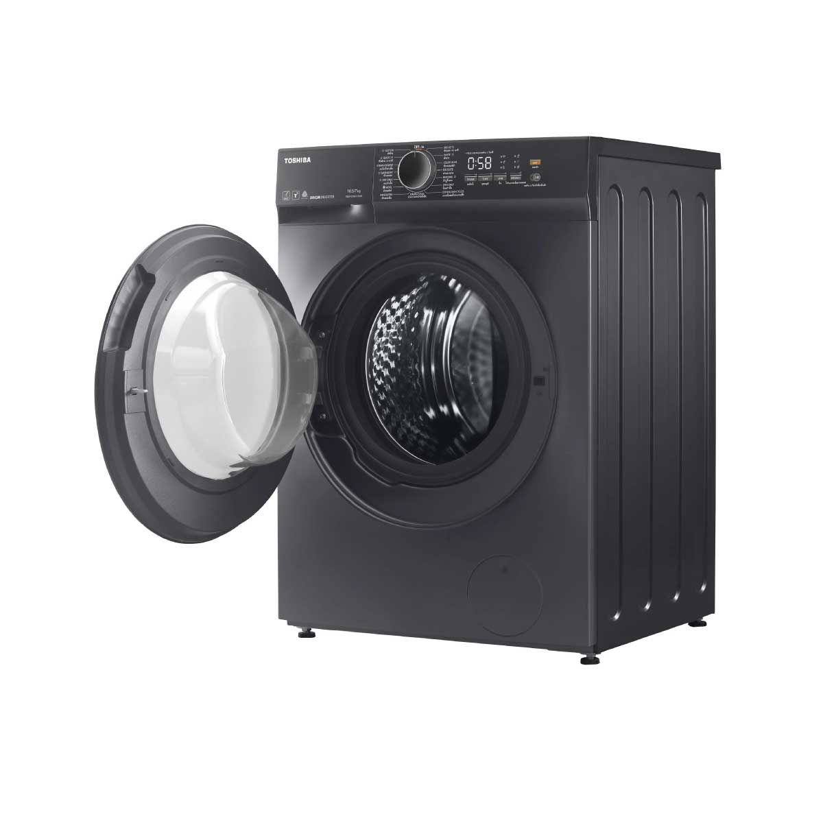 TOSHIBA เครื่องซักผ้า/อบผ้า 10.5/7Kg.WiFi รุ่น TWD-T21BU115UWT(MG)