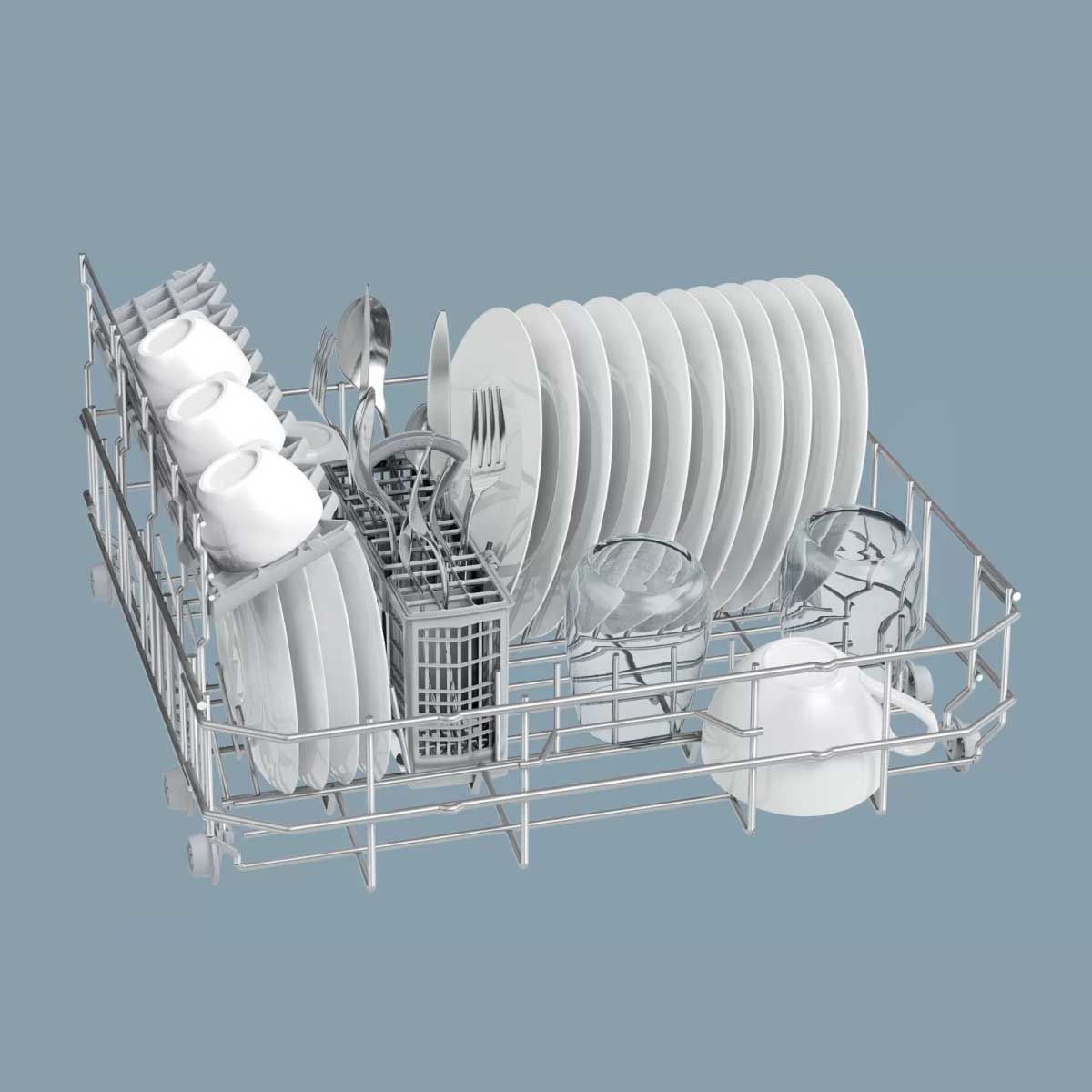 BOSCH เครื่องล้างจานแบบตั้งโต๊ะ 55 cm White ดิจิตอล ซีรี่ 4 รุ่น SKS62E32EU