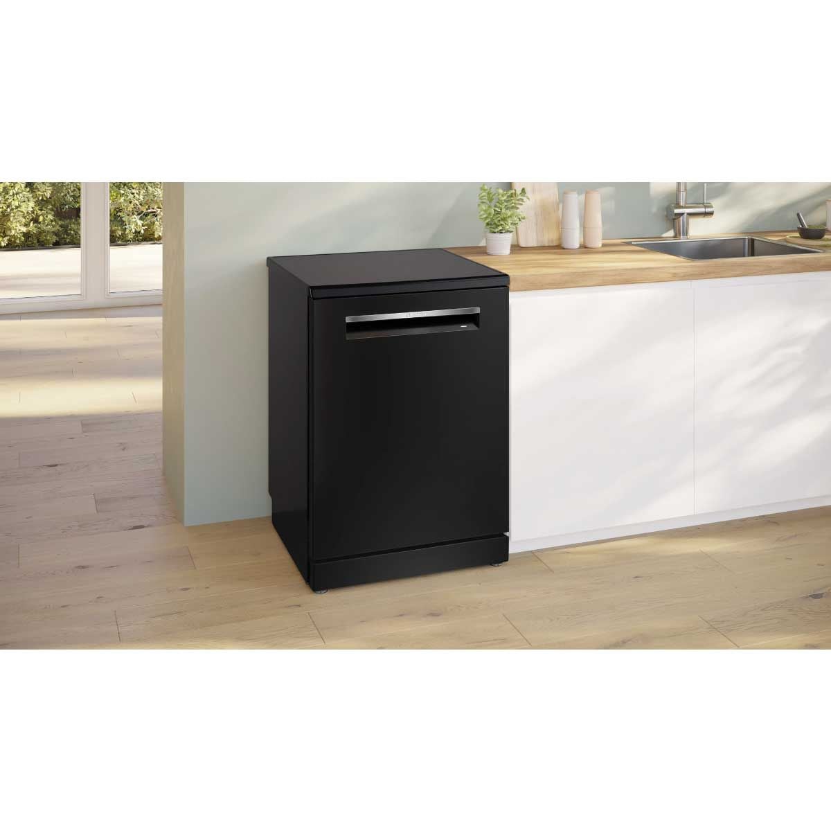 BOSCH เครื่องล้างจาน18ชุด สีดำ Series4 รุ่น SMS4EMB00P