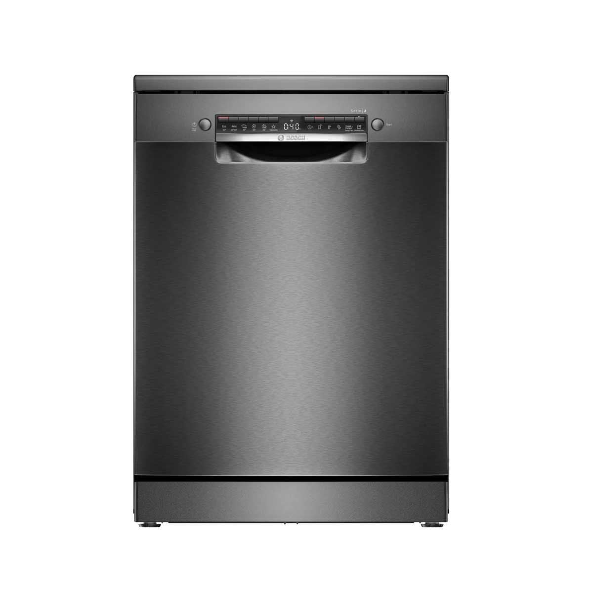BOSCH เครื่องล้างจานแบบตั้งพื้น 60 cm. ซีรี่ 4 (14ชุด) สีดำ รุ่นSMS4HMC25M