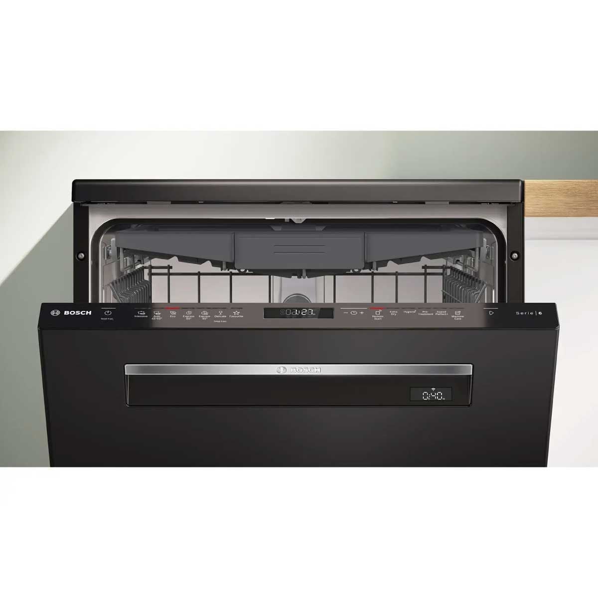 BOSCH เครื่องล้างจาน18ชุด สีดำ Series6 รุ่น SMS6ZMB00P