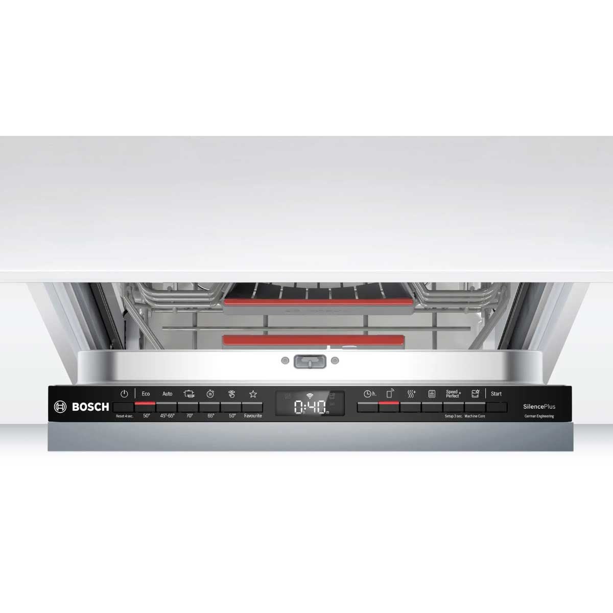 BOSCH เครื่องล้างจาน45cm 6โปรแกรม Built-in Series4 รุ่น SPV4HMX65K
