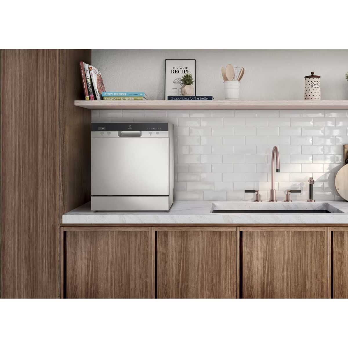 ELECTROLUX เครื่องล้างจาน8ชุด 7โปรแกรม รุ่นEFC3862MS