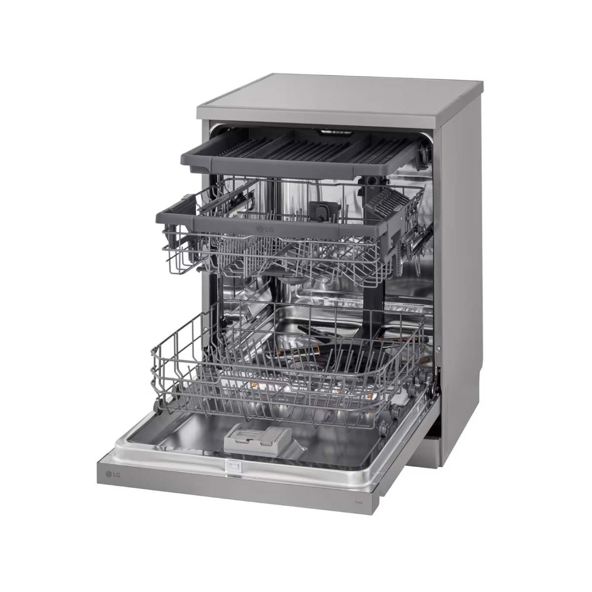 LG เครื่องล้างจาน 4 โปรแกรม(150ชิ้น) WiFi สีเงิน รุ่น DFC533FV