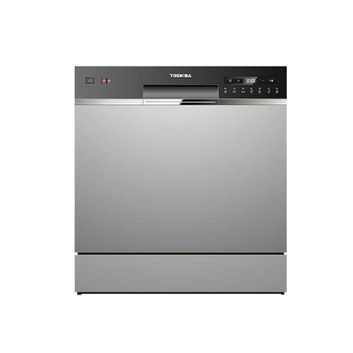 TOSHIBA เครื่องล้างจานตั้งโต๊ะ 8 ชุด รุ่น DW-08T1(S)-TH