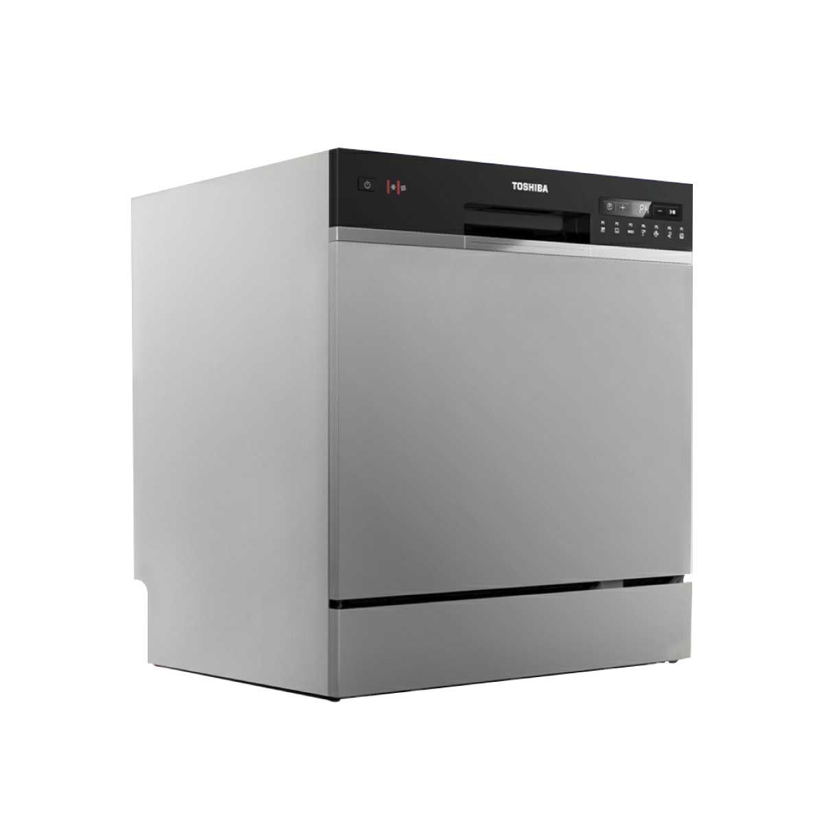 TOSHIBA เครื่องล้างจานตั้งโต๊ะ 8 ชุด รุ่น DW-08T1(S)-TH