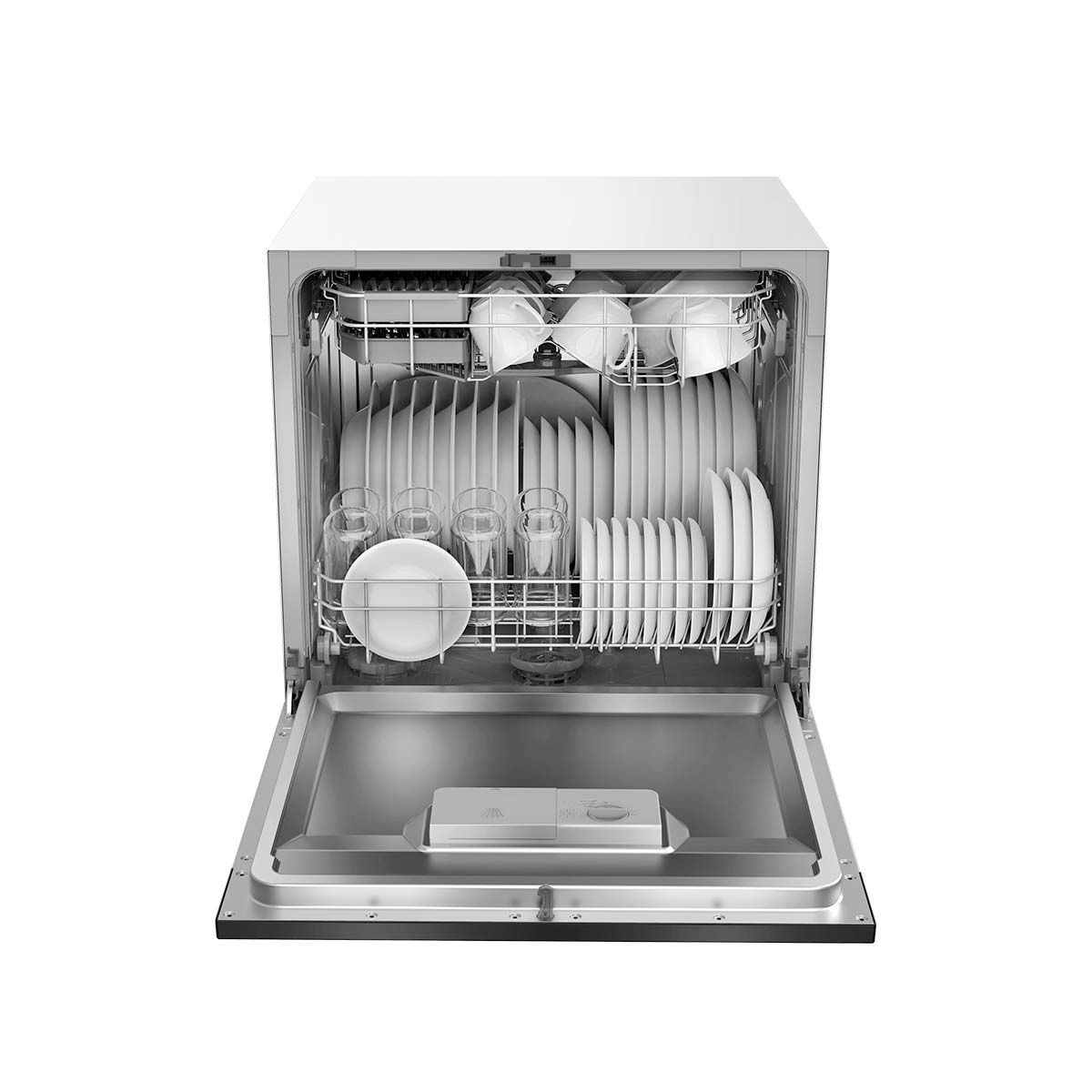 TOSHIBA เครื่องล้างจานตั้งโต๊ะ 8 ชุด รุ่น DW-08T1(S)-TH