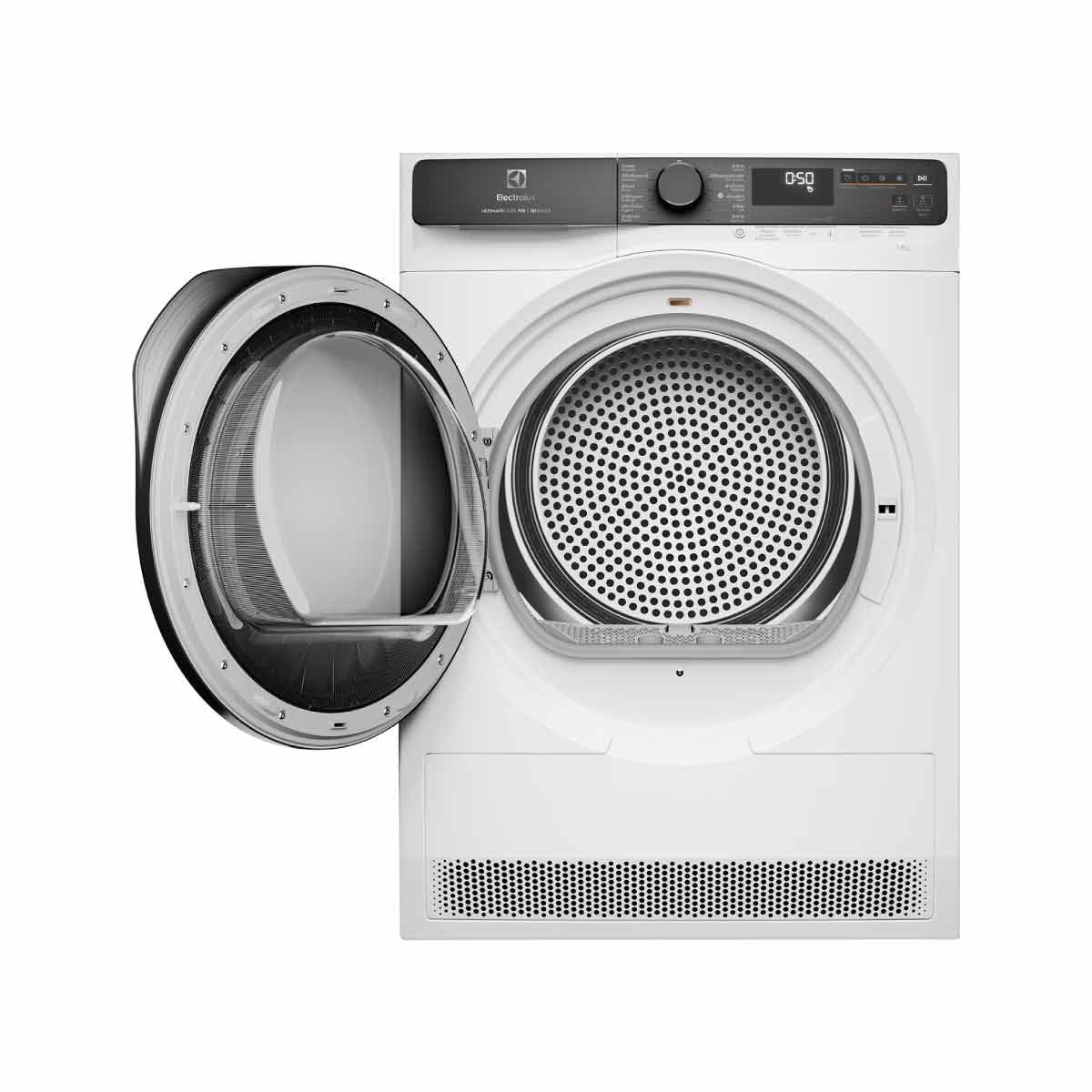 ELECTROLUX เครื่องอบผ้า 9 Kg. Heatpump สีขาว Series 700 รุ่น EDH903R7WC