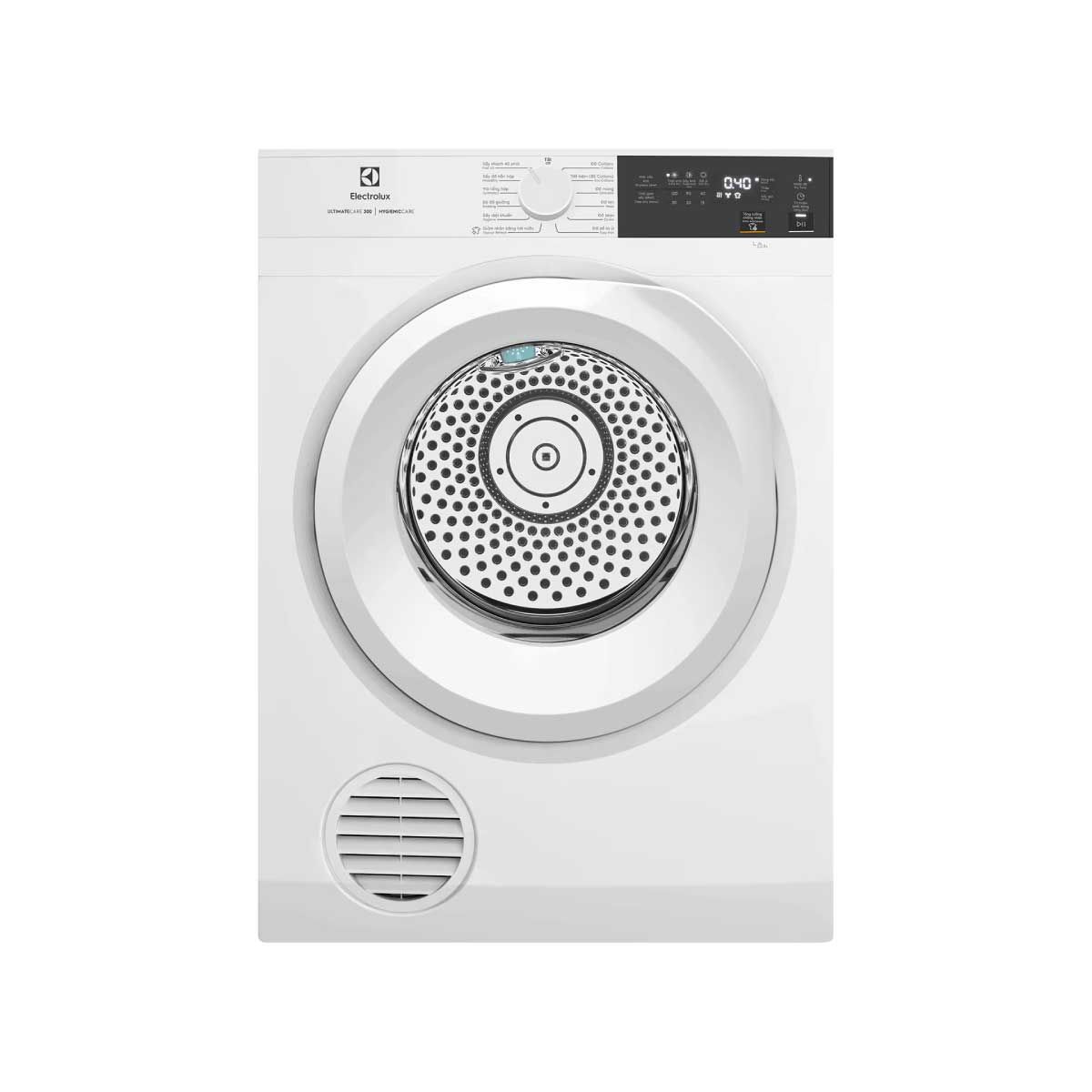 ELECTROLUX เครื่องอบผ้า9Kg.Venting สีขาว รุ่น EDS904H3WC