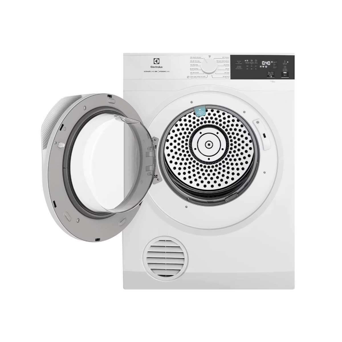 ELECTROLUX เครื่องอบผ้า9Kg.Venting สีขาว รุ่น EDS904H3WC