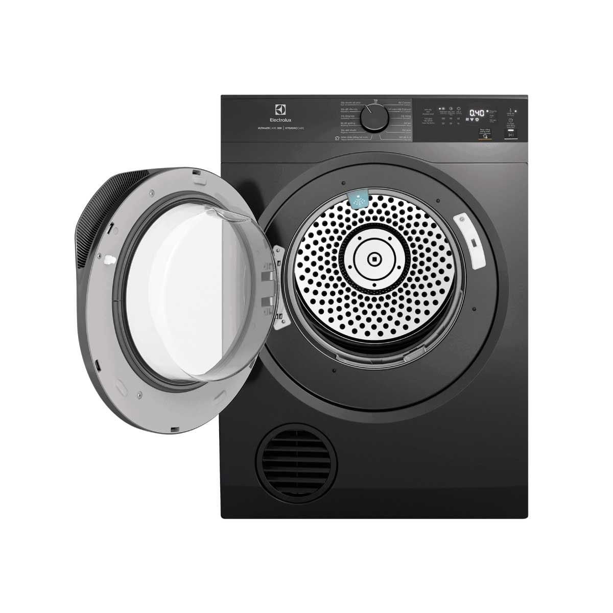 ELECTROLUX เครื่องอบผ้า9Kg.Venting สีเทาเข้ม รุ่น EDS904N3SC