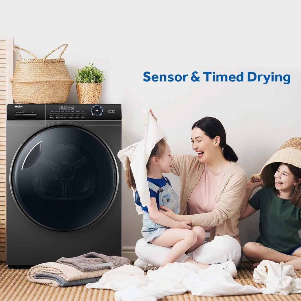 HAIER เครื่องอบผ้า 10Kg.Heat pump รุ่น HD100-AR959S