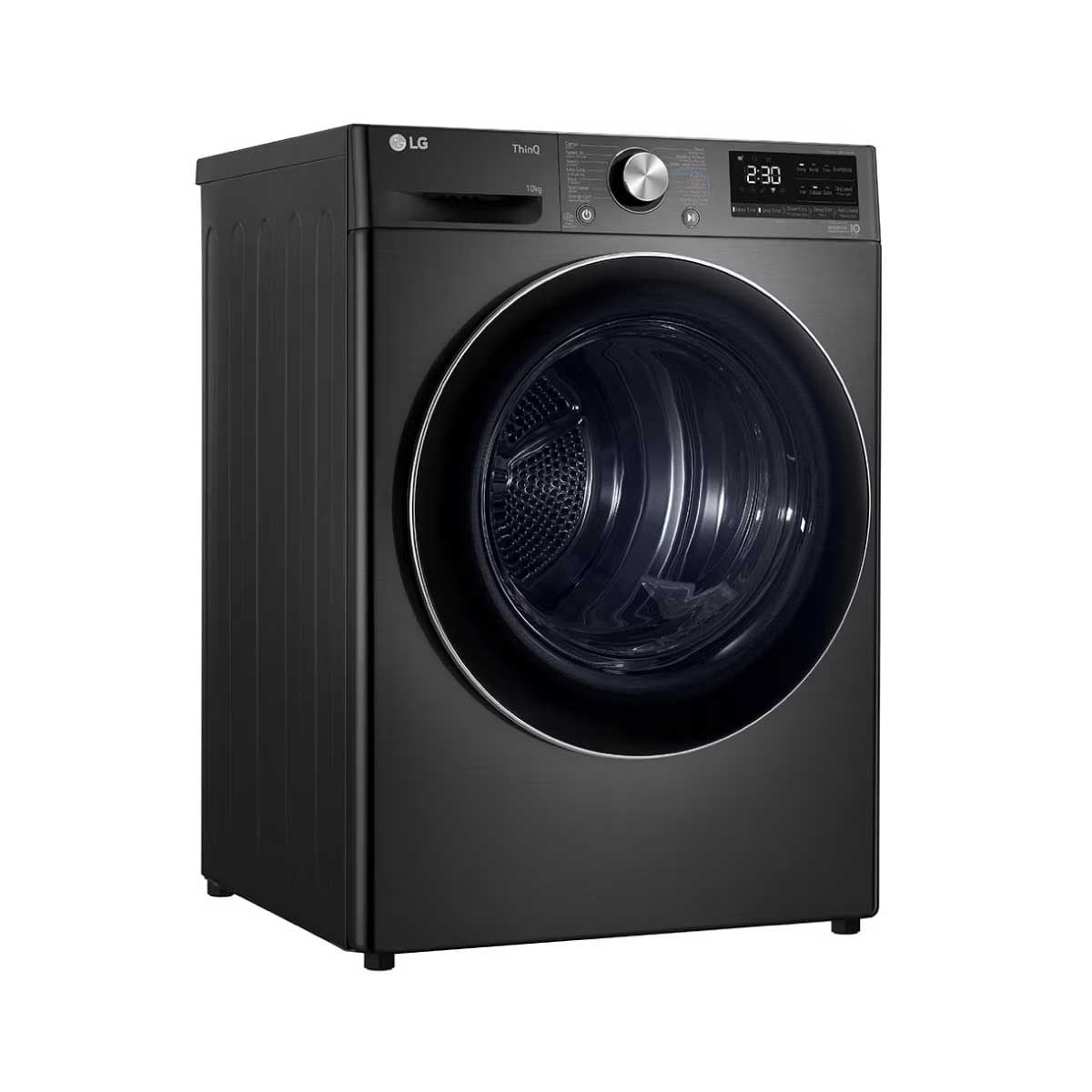 LG เครื่องอบผ้า 10Kg. DUAL Inverter Heat Pump WiFi สีดำ รุ่น RV10VHP2B