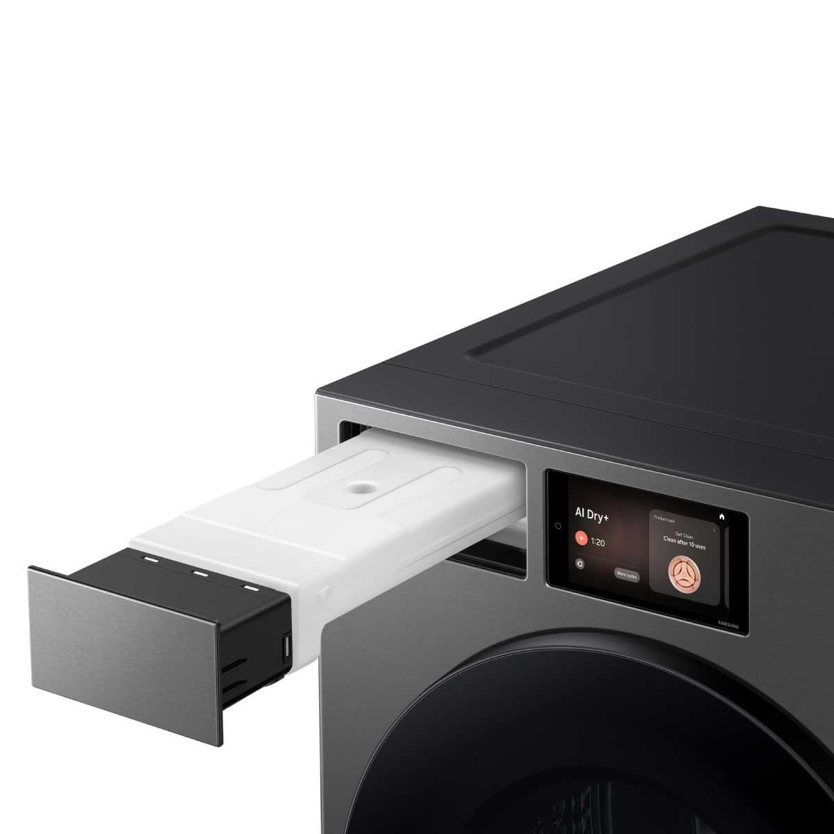 SAMSUNG เครื่องอบผ้า17kg.Heatpump Aiจอ7 นิ้วรุ่น DV90F17CDST