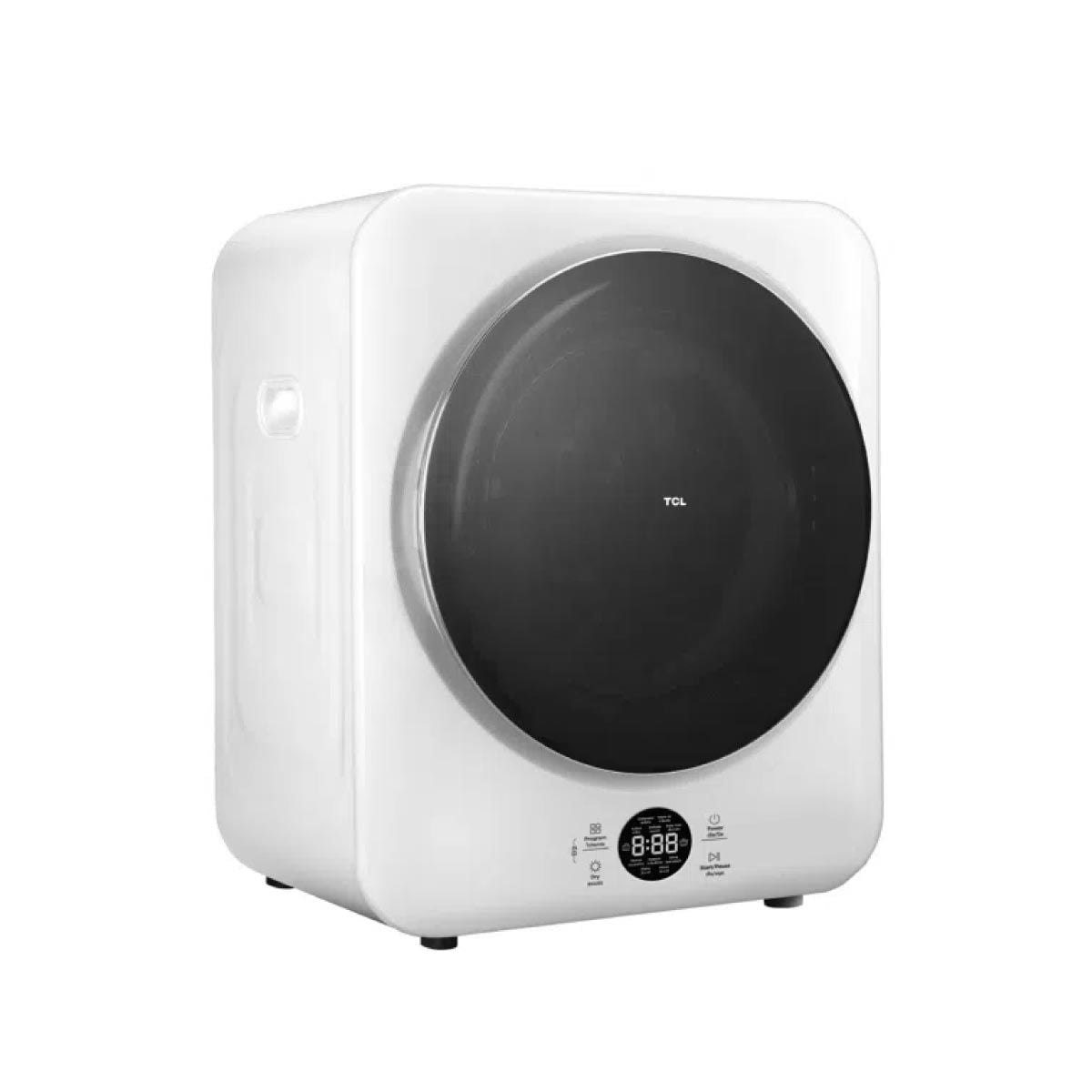TCL Mini Dryer เครื่องอบผ้าฝาหน้า ระบบ Venting ความจุ 4Kg. สีขาว รุ่น WT04KFDYW