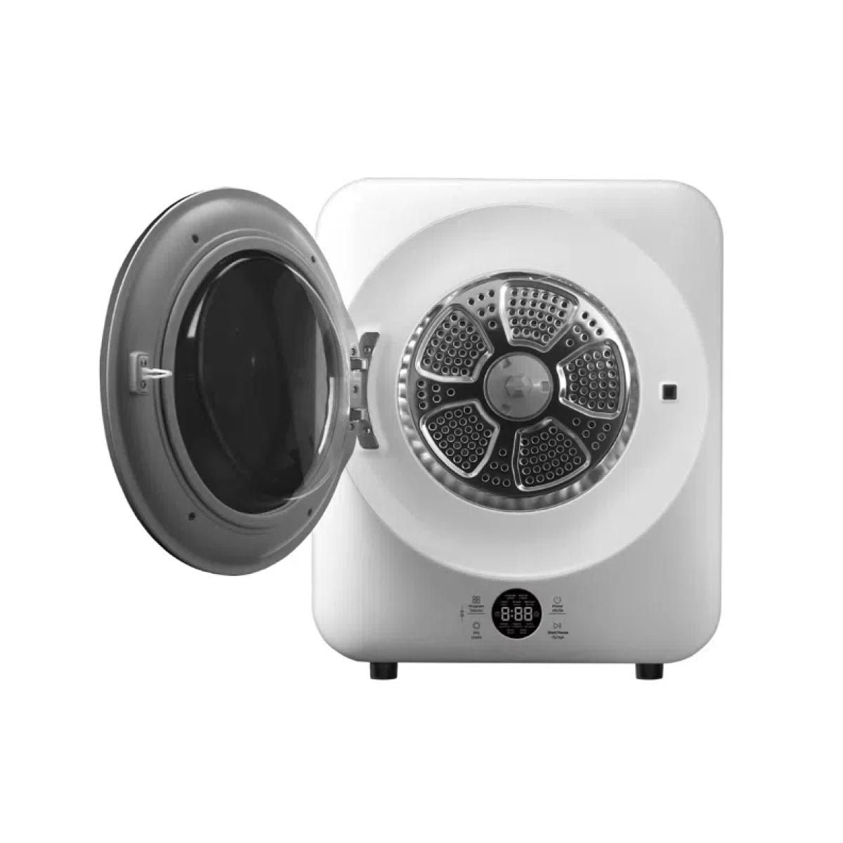 TCL Mini Dryer เครื่องอบผ้าฝาหน้า ระบบ Venting ความจุ 4Kg. สีขาว รุ่น WT04KFDYW