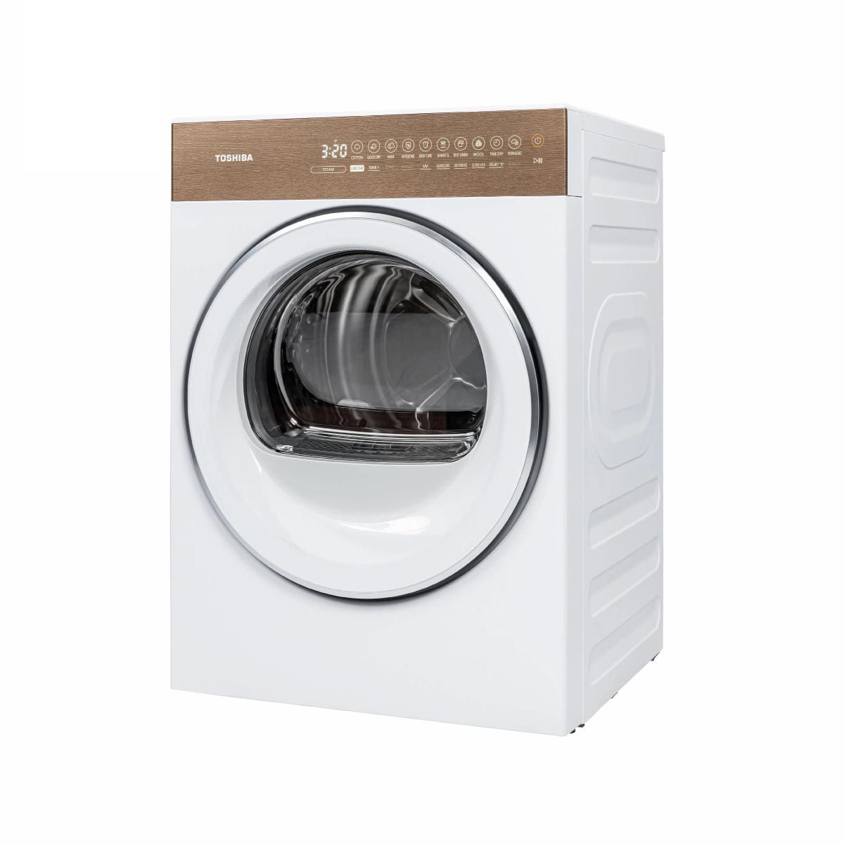 TOSHIBA เครื่องอบ 8Kg. Heat Pump JAPANDi T37 Series รุ่น TD-T37BS90HWT(WT)