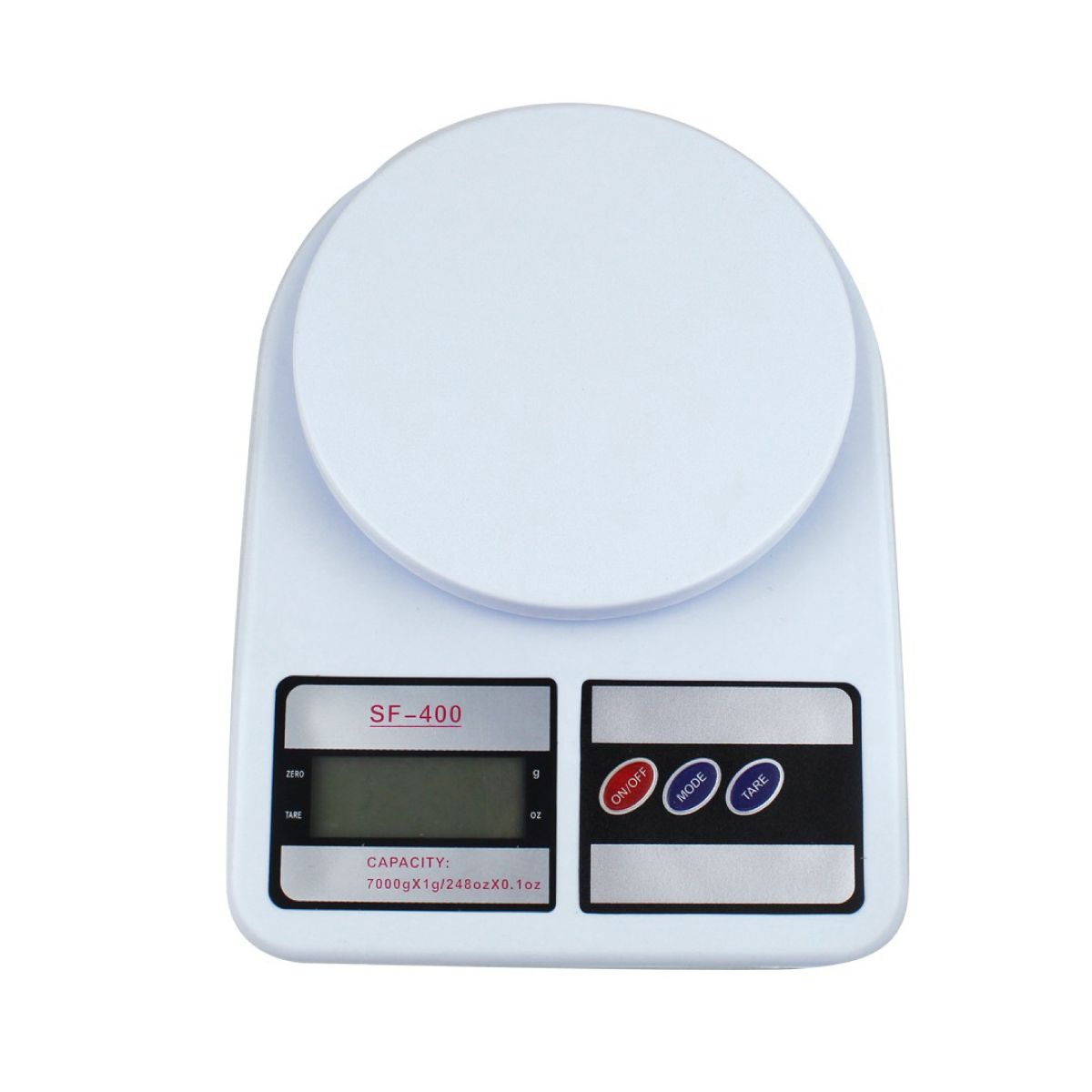 เครื่องชั่งน้ำหนักอาหาร รุ่น SF-400 เครื่องชั่งดิจิตอล 10000 g. สีขาว